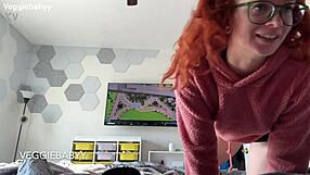 Pierced redhead stepsis freeuse sucks stepbro cock dirty talk rides while gaming full vid