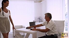 Old4k: Secretary Stays Late To Fuck Her Mature Boss After Work