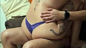 amateur couple kisses she sucks his dick rides cowgirl till creampie 😍💦