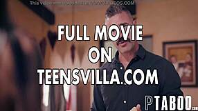 marley brinx teases daddy with pussy lick and facial finish