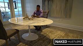 thick white bitch bends over for monster cock doggystyle christmas fuck