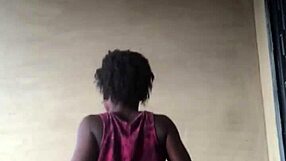 Hey, check out this crazy bitch twerking her big ass outdoors