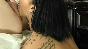 naughty latina cheerleader deepthroats big white cock then rides it wildly