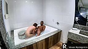 milf wife skips bath wait for monster cock creampie inside her