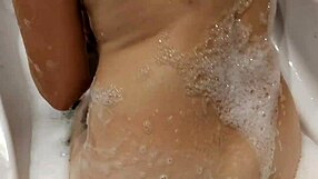 i watch my big tits babe bathroom tease