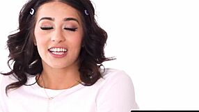 lesbian teen queening pussy on babe's face in bed 😏💦🔥