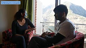 lonely rachna starts liking room service guy ravi's company and they fuck