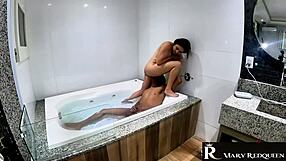 milf wife skips bath wait for monster cock creampie inside her