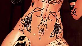 Trans Girl Rides Dildo in VR Till Cum