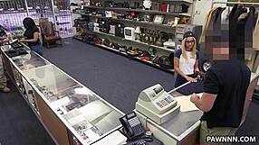 Amateur creampied by monster cock to reclaim pawn ring