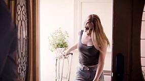 sleazy monster cocks bang petite teen laney grey's tight pussy after clothes rip off