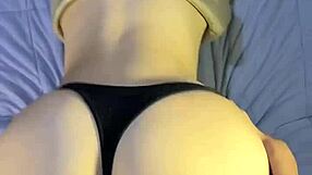 blackbelt girlfriend bends over for rough doggystyle pounding