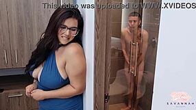 horny wife sneaks quickie with roommate while husband is away part 1 savannah watson