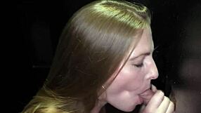 gloryholetopsecrets com annie takes monster cocks for 9 massive cumshots in gloryhole fuck fest