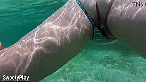 Chubby Creampie Whore Drenched Underwater In Juicy Pool Pounding Action