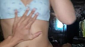 Pregnant argentine stepsis rides cock outdoors on phone call