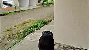 After the party cutie skips uber for my house but will she handle my cock?