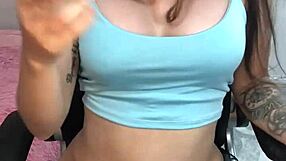 Beautiful Latina Teen Shows Big Tits Live