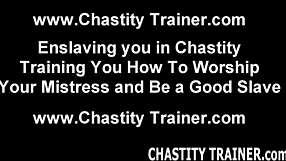 imagine your throbbing cock locked forever in my tiny plastic cage...