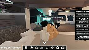 steamy bent over doggystyle romp in roblox