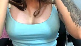 Beautiful Latina Teen Shows Big Tits Live