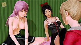 Harem Hotel's Steamy Passionate Game Moments Episode 100