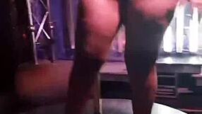 African Kenyan big ass and tits black stripper teases naked on live cam