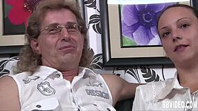 german whore fucked hard by two cocks in intense group session