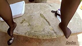 Milf Rips Lingerie Outdoor Dildo Squirts Explosive Orgasms