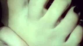 WATCH HER WORSHIP BLACK NAIL POLISH FEET LIKE A POLISH LESBIAN SLUT!