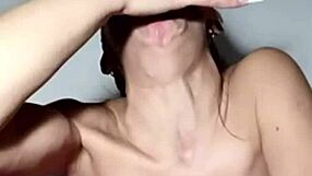 Karogok, how deep can this gagging Argentinian latina choke on cock?