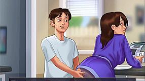 did you see how i filled stepmom's shaved pussy with my hot creampie missionary style?