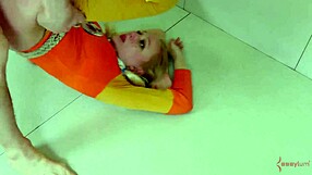 Piledriver Anal Pounds Bound Blonde Teen into Submission!