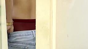 Mia Martinez shoplifts then fucks Sean Lawless to escape patrol