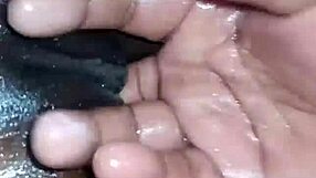 I felt melina's tight pussy overflow with hot sperm completely