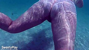 Chubby Creampie Whore Drenched Underwater In Juicy Pool Pounding Action