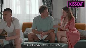 Why Matthew Meier Fucks Hot MILF in Shared Bed with Stepson