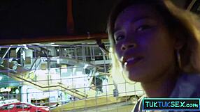 Tiny Filipina Blonde Milf Picked Up Bent Over For Amateur Doggystyle Sex