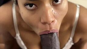 Stepbro's bbc throbs as i deepthroat it pov homemade couple