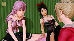 Harem Hotel's Steamy Passionate Game Moments Episode 100