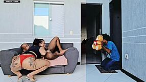 my silly boyfriend got me a romantic gift but caught me assfucked by his brother on valentines day i crave big cock in my hole