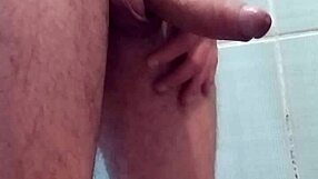 charrterr i'm stroking my huge cock so hard in the bath cumming everywhere