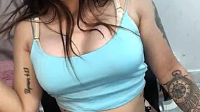 Beautiful Latina Teen Shows Big Tits Live