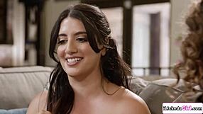 imagine big tits lesbian babe facesitting busty arab milf delivery girl