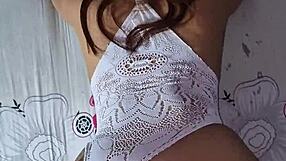 her huge tits bounce on my face as she rides my cock