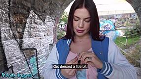 wanna see this big tits stranger suck pov then ride hardcore outdoors?