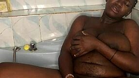 bathroom sex with my huge dildo squirting everywhere