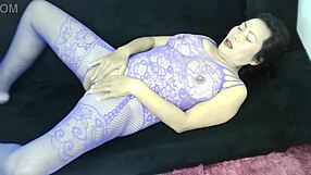 Thaiger's Chubby Thai Milf Fingers Huge Tits to Dripping Orgasm