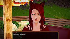 Redhead teen big ass big tits plays naughty family game hard.