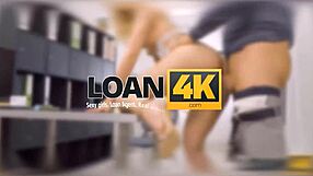 blonde nerd rims euro ass on sofa in fetish play